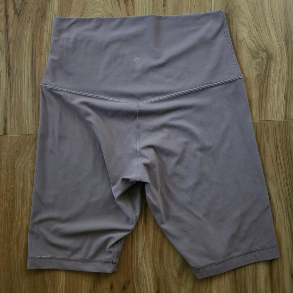 Lululemon Align Lavender High Waisted Biker Shorts Size 10